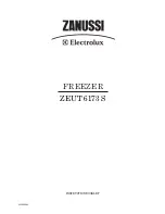 Zanussi Electrolux ZEUT 6173 S Instruction Booklet preview