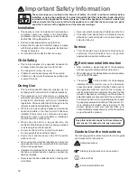 Preview for 2 page of Zanussi Electrolux ZGF 98 Instruction Book