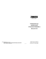 Zanussi Electrolux ZK 24/10 R3 Instruction Booklet preview