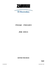 Zanussi Electrolux ZNB 3450 S Instruction Book preview
