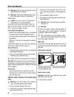 Предварительный просмотр 18 страницы Zanussi Electrolux ZOU580 User Manual