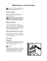 Предварительный просмотр 10 страницы Zanussi Electrolux ZRB 2641 Instruction Book