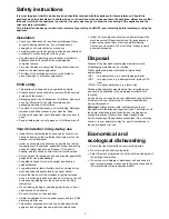 Preview for 3 page of Zanussi Electrolux ZSF 4123 S Instruction Book