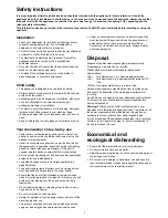 Preview for 3 page of Zanussi Electrolux ZSF 6152 Instruction Book