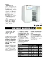 Zanussi 102216 Specifications preview