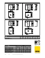 Предварительный просмотр 2 страницы Zanussi 102316 Specifications