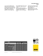 Предварительный просмотр 2 страницы Zanussi 113167 Specifications