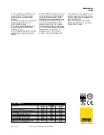 Preview for 2 page of Zanussi 113180 Technical Data