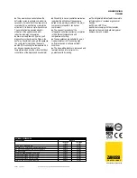 Предварительный просмотр 2 страницы Zanussi 113186 Technical Data