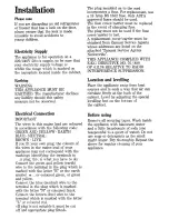 Preview for 3 page of Zanussi 12R-Z21 Instructions For The Use And Care