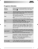 Предварительный просмотр 9 страницы Zanussi 132973860 User Manual