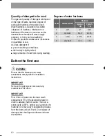 Предварительный просмотр 12 страницы Zanussi 132973860 User Manual