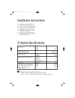 Предварительный просмотр 23 страницы Zanussi 132985450 Instruction Booklet