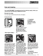 Предварительный просмотр 13 страницы Zanussi 136905611-00-02092008 User Manual