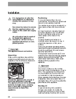 Предварительный просмотр 20 страницы Zanussi 136905611-00-02092008 User Manual