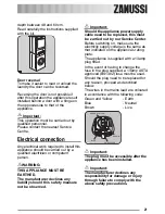 Предварительный просмотр 21 страницы Zanussi 136905611-00-02092008 User Manual