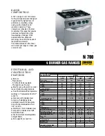 Preview for 1 page of Zanussi 178002 Specifications