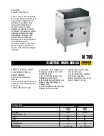 Zanussi 178092 Specifications preview