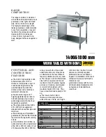 Preview for 1 page of Zanussi 1800 Technical Data
