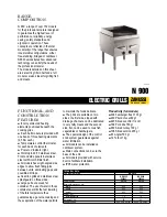 Предварительный просмотр 1 страницы Zanussi 200243 Specification Sheet