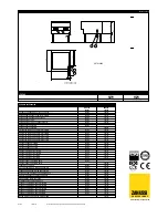 Предварительный просмотр 2 страницы Zanussi 200243 Specification Sheet