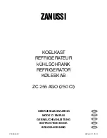 Zanussi 250 CI Instruction Book preview