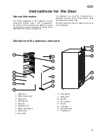 Preview for 5 page of Zanussi 250 CI Instruction Book