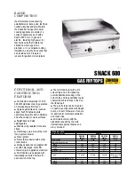 Zanussi 285764 Specifications preview