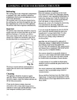 Предварительный просмотр 12 страницы Zanussi 42FF Use And Care Instructions Manual