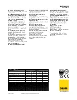 Preview for 2 page of Zanussi 534268 Specifications