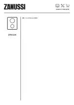 Zanussi 61 A2A 00 AA User Manual preview