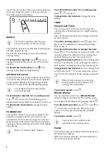 Предварительный просмотр 8 страницы Zanussi 62 D4A 01 AA User Manual