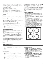 Предварительный просмотр 9 страницы Zanussi 62 D4A 01 AA User Manual