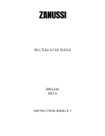 Zanussi 641 Instruction Booklet preview