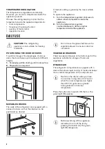 Preview for 8 page of Zanussi 7332543732852 User Manual