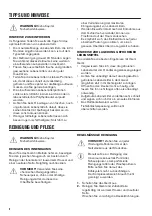 Preview for 8 page of Zanussi 920594165 User Manual