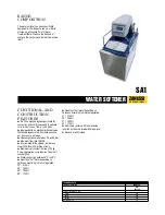 Zanussi 921305 Specifications preview