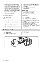 Предварительный просмотр 6 страницы Zanussi 944064845 User Manual