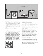 Preview for 8 page of Zanussi ADVANTAGE 106 User Manual