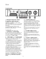 Preview for 10 page of Zanussi ADVANTAGE 106 User Manual