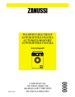 Preview for 1 page of Zanussi ADVANTAGE45 User Manual