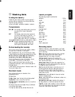 Preview for 11 page of Zanussi Aquacycle 750 Instruction Booklet