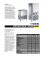 Preview for 1 page of Zanussi BCF7A 110781 Specifications