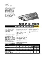 Предварительный просмотр 1 страницы Zanussi Block 642213 Specifications