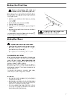 Предварительный просмотр 7 страницы Zanussi BM 96 EN Instruction Booklet