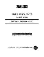 Preview for 32 page of Zanussi BMF 849 Instruction Booklet