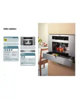 Preview for 2 page of Zanussi Built-In Coffee Machine Brochure