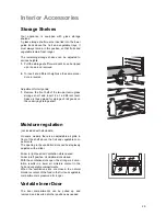 Предварительный просмотр 9 страницы Zanussi BUILT-IN REFRIGERATOR Instruction Book