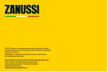 Preview for 6 page of Zanussi CAPRI ZCF33231DF Important User'S Manual