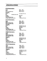 Preview for 5 page of Zanussi CF52 User Manual